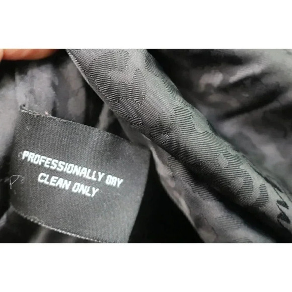 Guess Black Pea Coat-Lined-Sz. Medium-Double Breasted-Missing the Belt - Picture 9 of 14